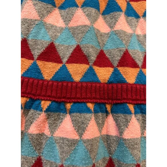 Hanna Andersson Geo Twirly Sweater Dress, Size 8 - Picture 8 of 8